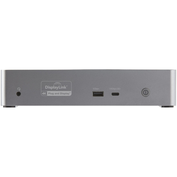 StarTech.com Dock USB-C - Mini Dock avec Hub USB-C HDMI avec 1x USB Type-C & 3x USB-A, Ethernet, Audio - Mini Docking Station U