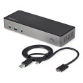 StarTech.com Dock USB-C & USB-A - Station d'Accueil Universelle à Triple Écran DisplayPort & HDMI 4K 60Hz - 85W Power Deliver