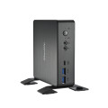 Shuttle XPC Nano PC NC40U5, Intel Core i5-1235U, 1x HDMI, 1x DP,1xUSB-C/DP, 6x USB3.2, 1x 2.5" bay, 2x M.2, 1x LAN, RAID, fonct