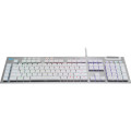 Logitech G 920-011356 clavier Gaming USB AZERTY Français Blanc