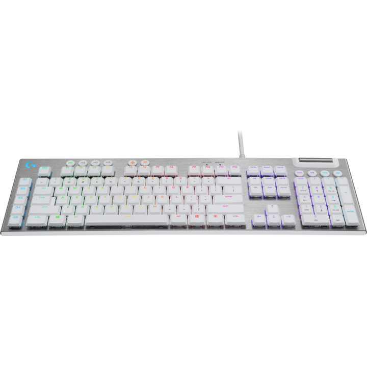 Logitech G 920-011356 clavier Gaming USB AZERTY Français Blanc