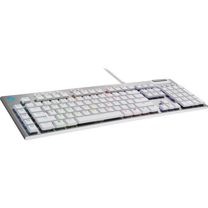 Logitech G 920-011356 clavier Gaming USB AZERTY Français Blanc