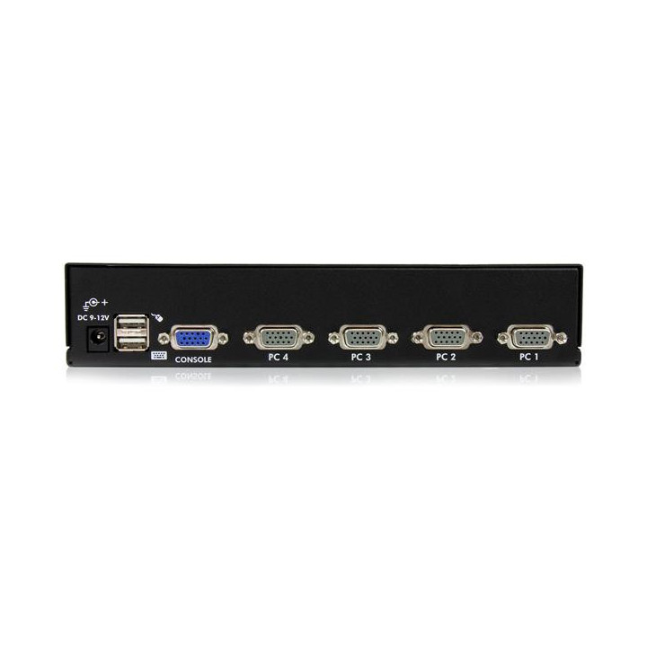StarTech.com Commutateur KVM 4 Ports VGA USB, Montage en Rack et OSD - Switch KVM - 1920x1440