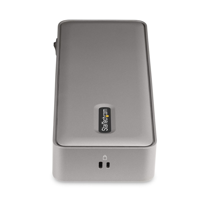 StarTech.com Docking Station KVM USB-C pour Deux PC Portables - Station d'Accueil DisplayPort 4K 60Hz pour 2 Moniteurs - Hub US