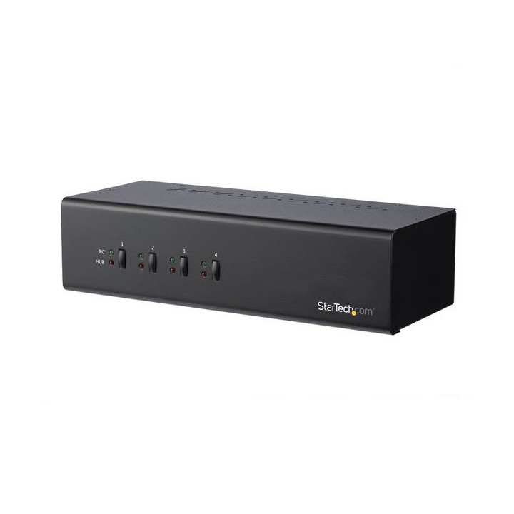 StarTech.com Commutateur écran clavier souris USB à double affichage DVI - 4 ports