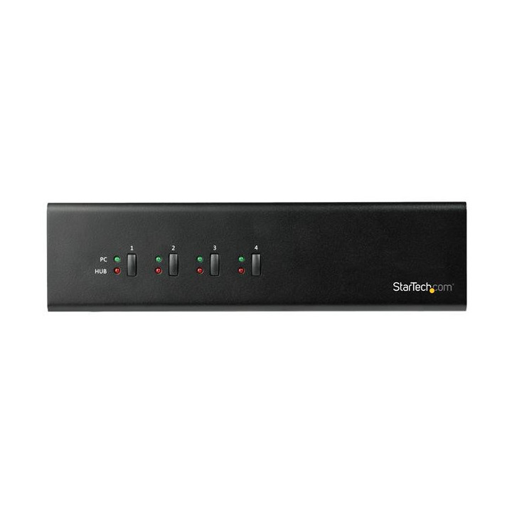 StarTech.com Commutateur écran clavier souris USB à double affichage DVI - 4 ports
