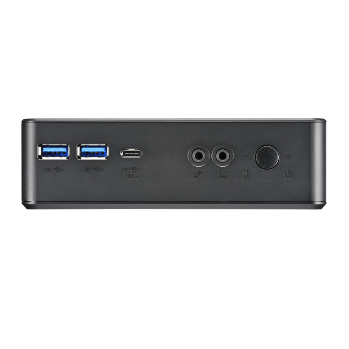 Shuttle XPC Nano PC NC40U, Intel Celeron 7305U, 1x HDMI, 1x DP,1xUSB-C/DP, 6x USB3.2, 1x 2.5" bay, 2x M.2, 1x LAN, RAID, foncti
