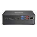 Shuttle Nano PC Système NC4010XA, Intel Celeron 7305, 4GB RAM, 128GB M.2 SSD, 1x HDMI, 1x DP,1xUSB-C/DP, 6x USB3.2, 1x 2.5" ba