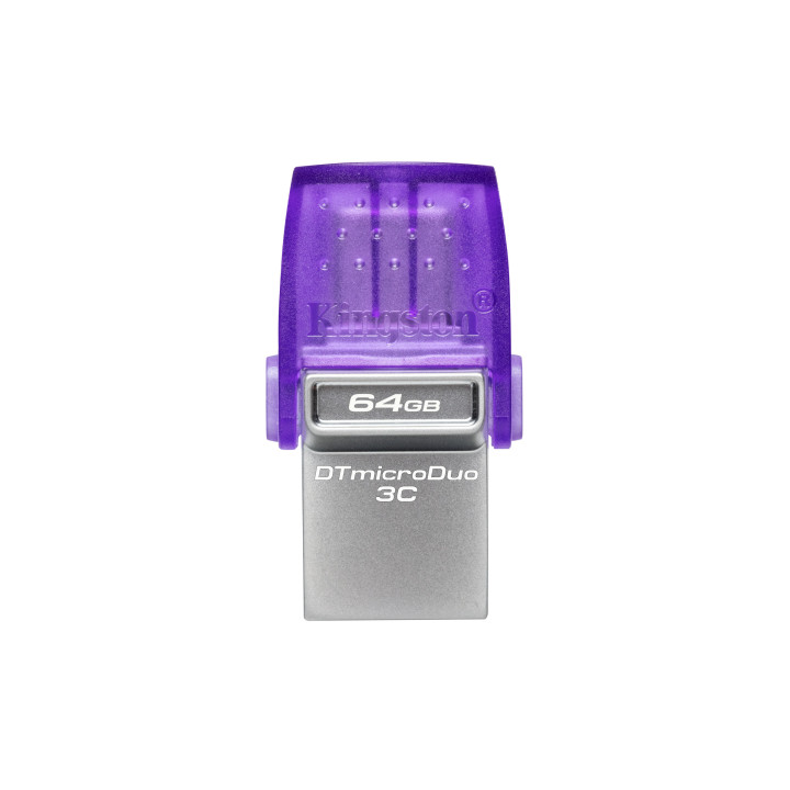 Kingston Technology DataTraveler 64 Go microDuo 3C 200 Mo/s dual USB-A + USB-C