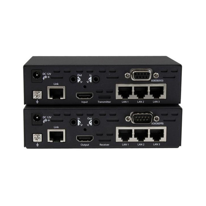 StarTech.com Extender HDBaseT HDMI sur Cat5e / Cat6 - Power over Cable - RS232 - IR - Ethernet 10/100 - Ultra HD 4K - 100 m