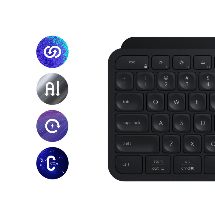 Logitech Master 920-011607 clavier Souris incluse Bureau Bluetooth AZERTY Français Graphite