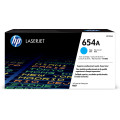 HP 654A toner cyan authentique LaserJet
