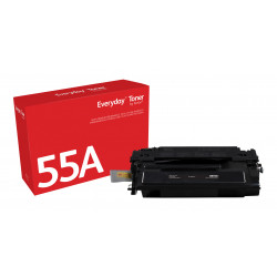 Toner Noir Everyday™ de Xerox compatible avec HP 55A (CE255A), Capacité standard