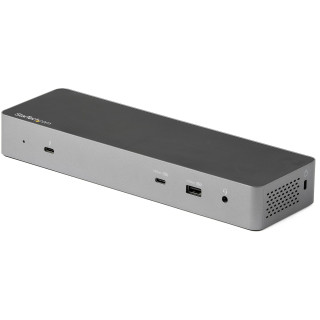 StarTech.com Dock Thunderbolt 3 Compatible Hôte USB-C - Écrans Double 4K 60Hz DisplayPort 1.4 ou Double HDMI - Simple 8K - St