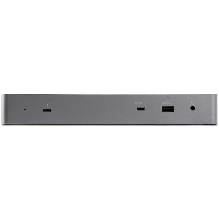 StarTech.com Dock Thunderbolt 3 Compatible Hôte USB-C - Écrans Double 4K 60Hz DisplayPort 1.4 ou Double HDMI - Simple 8K - St