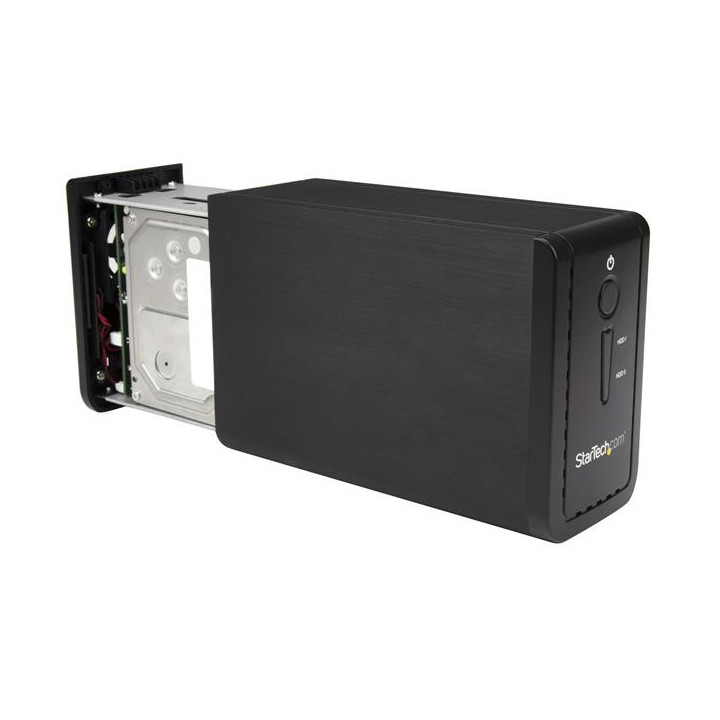 StarTech.com Boîtier USB 3.1 pour deux disques durs SATA de 3,5" (6 Gb/s) avec RAID - USB-C et USB-A