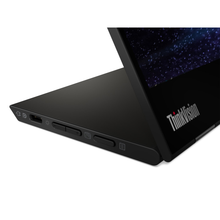 Lenovo ThinkVision M14t LED display 35,6 cm (14") 1920 x 1080 pixels Full HD Écran tactile Noir