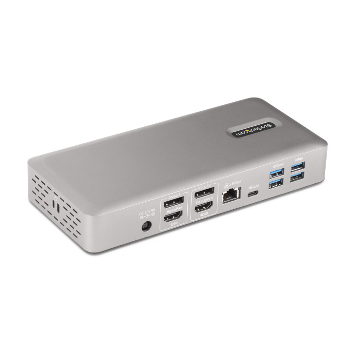 StarTech.com Station d'Accueil Thunderbolt 4 pour Écrans Multiples, Docking Station/Dock pour Quadruples/Triples/Doubles Écra
