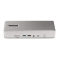 StarTech.com Station d'Accueil Thunderbolt 4 pour Écrans Multiples, Docking Station/Dock pour Quadruples/Triples/Doubles Écra