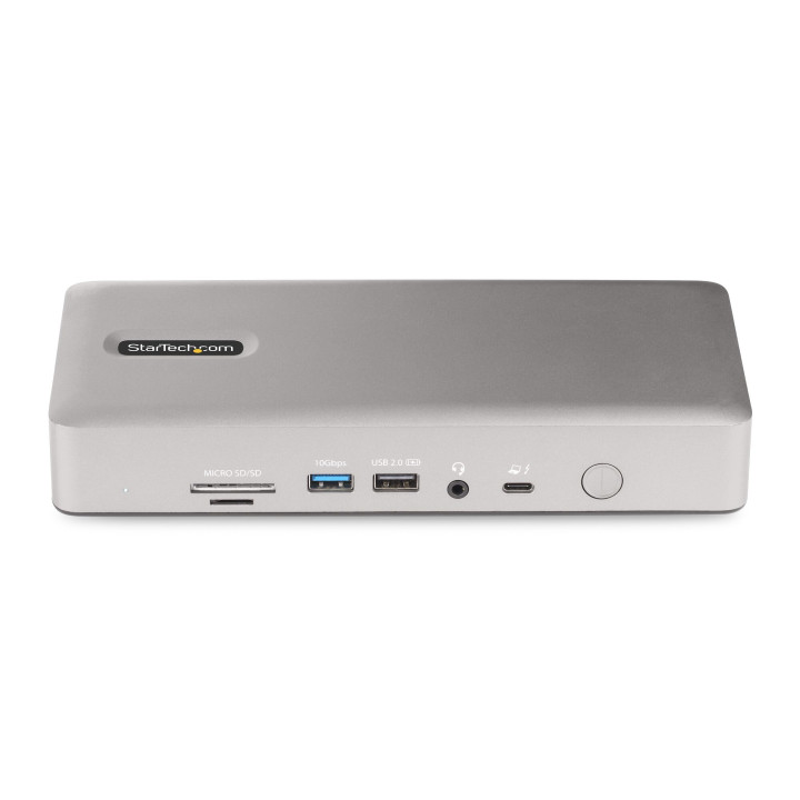 StarTech.com Station d'Accueil Thunderbolt 4 pour Écrans Multiples, Docking Station/Dock pour Quadruples/Triples/Doubles Écra