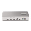 StarTech.com Station d'Accueil Thunderbolt 4 pour Écrans Multiples, Docking Station/Dock pour Quadruples/Triples/Doubles Écra