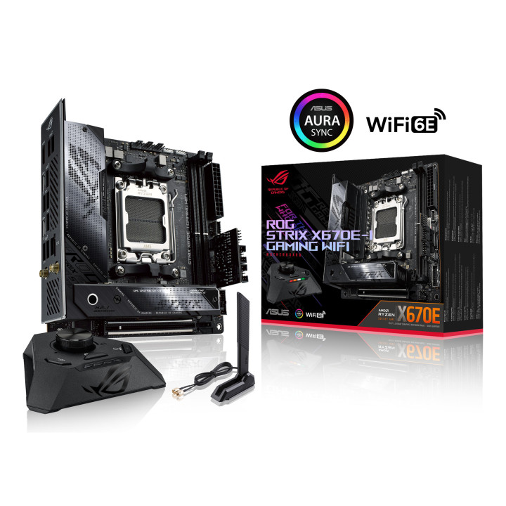 ASUS ROG STRIX X670E-I GAMING WIFI AMD X670 Emplacement AM5 mini ITX