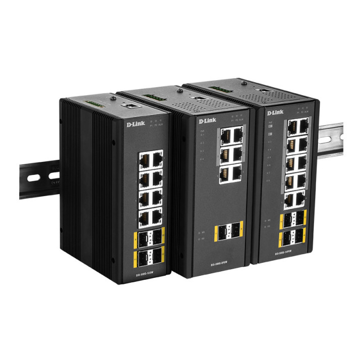 D-Link DIS‑300G‑8PSW Géré L2 Gigabit Ethernet (10/100/1000) Connexion Ethernet, supportant l'alimentation via ce port (Po