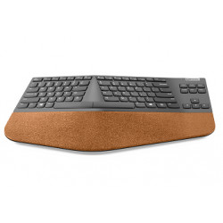 Lenovo Go Wireless Split clavier Bureau RF sans fil QWERTY Anglais américain Gris