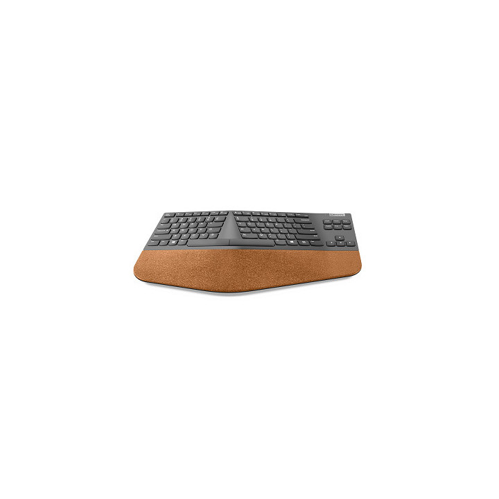 Lenovo Go Wireless Split clavier Bureau RF sans fil QWERTY Anglais américain Gris