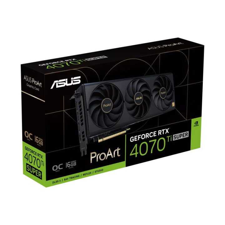ASUS ProArt -RTX4070TIS-O16G NVIDIA GeForce RTX 4070 Ti SUPER 16 Go GDDR6X