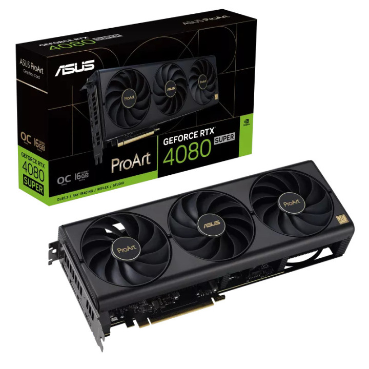 ASUS ProArt -RTX4080S-O16G NVIDIA GeForce RTX 4080 SUPER 16 Go GDDR6X