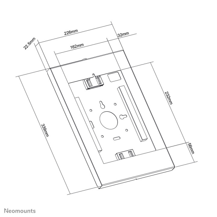 Neomounts WL15-650WH1 Support mural pour tablette 9.7-11" - verrouillable