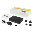 StarTech.com Switch KVM DisplayPort à 4 Ports - 4K60Hz - Écran Unique - Switch KVM USB UHD DP 1.2 à 2 Ports avec Hub USB 3.0