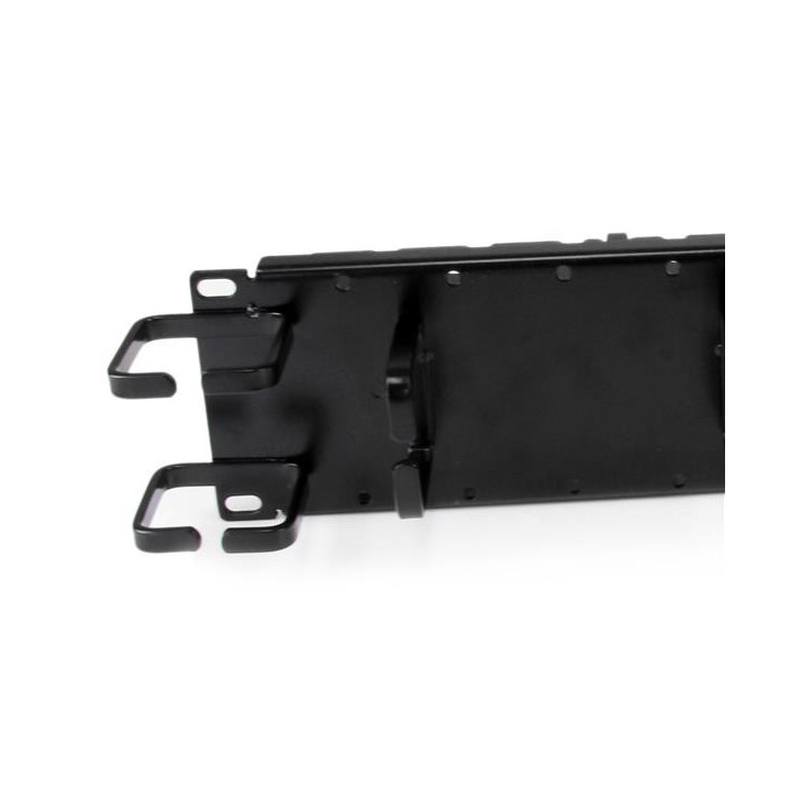 StarTech.com Panneau double de gestion de câbles horizontal / vertical 2U pour rack de serveur - Guide pour câbles avec annea