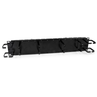 StarTech.com Panneau double de gestion de câbles horizontal / vertical 2U pour rack de serveur - Guide pour câbles avec annea
