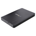 StarTech.com Boîtier SSD M.2 NVMe Thunderbolt 3 à 4 Baies - Boîtier Disque Dur Externe 1 DisplayPort vidéo et 2 Ports TB3 D