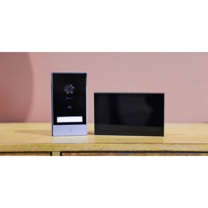 EZVIZ HP7 système vidéophone 17,8 cm (7") Noir, Argent