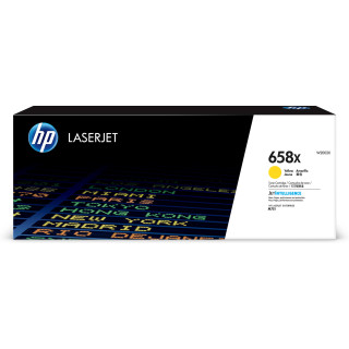 HP Toner jaune LaserJet 658X authentique grande capacité