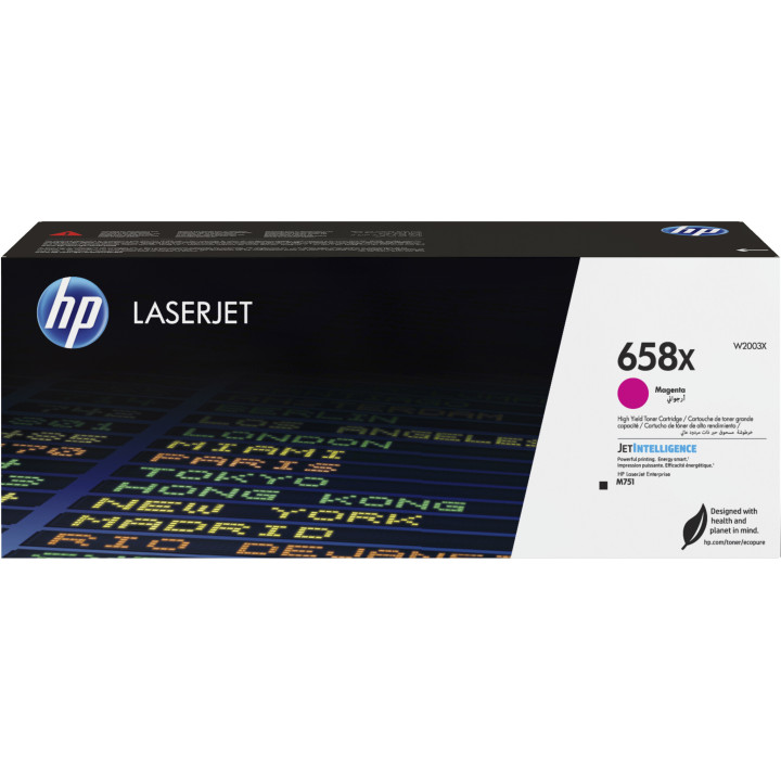 HP Toner magenta LaserJet 658X authentique grande capacité