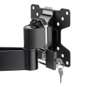 Vogel's PFW 1040, Draaibare wandsteun anti diefstal 180 graden, zwart, 10-27, max vesa 100x100 mm, 16 kg 71,1 cm (28") Noir