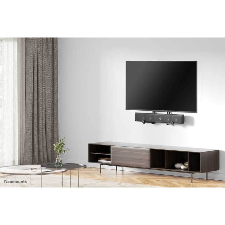 Neomounts AWL29-650BL1 Support pour vidéobar/barre de son VESA - max 15 kg - universel