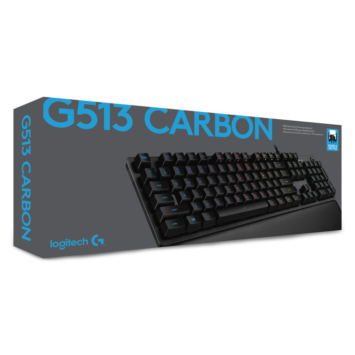 Logitech G G513 CARBON Clavier gaming mécanique RVB