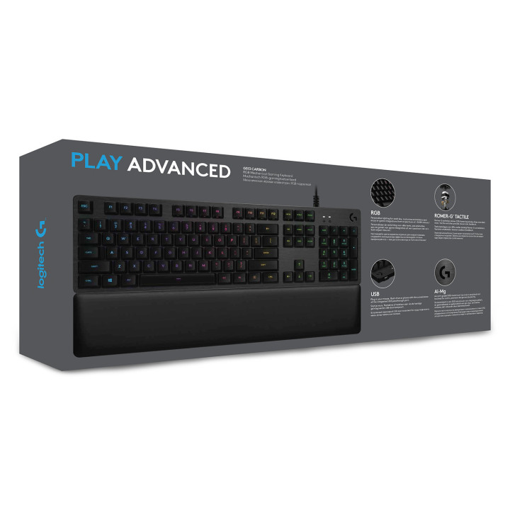 Logitech G G513 CARBON Clavier gaming mécanique RVB