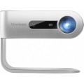 Viewsonic M1+ vidéo-projecteur Projecteur à focale courte 125 ANSI lumens LED WVGA (854x480) Compatibilité 3D Argent