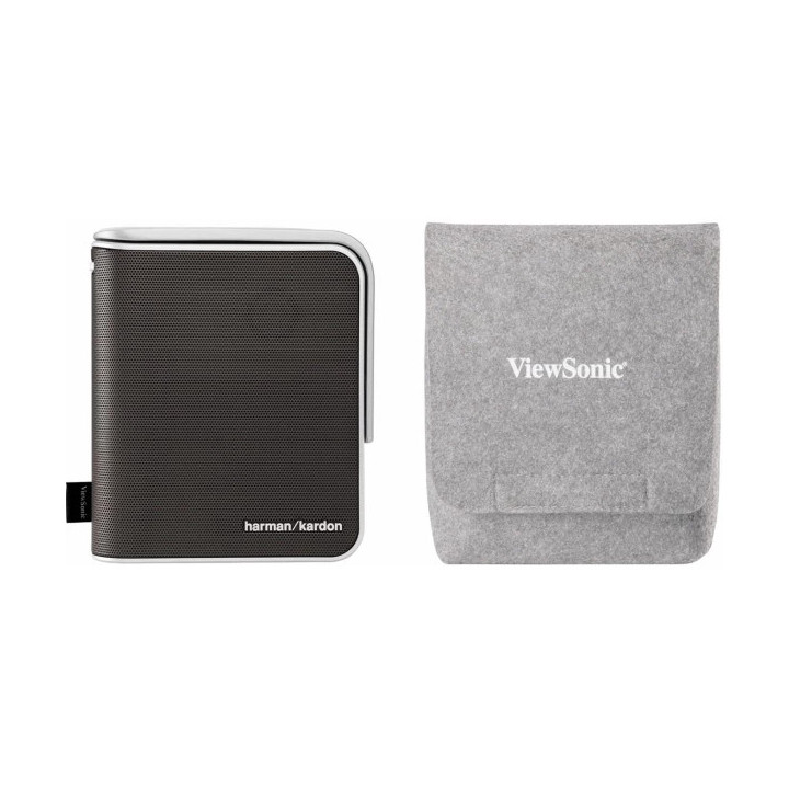 Viewsonic M1+ vidéo-projecteur Projecteur à focale courte 125 ANSI lumens LED WVGA (854x480) Compatibilité 3D Argent