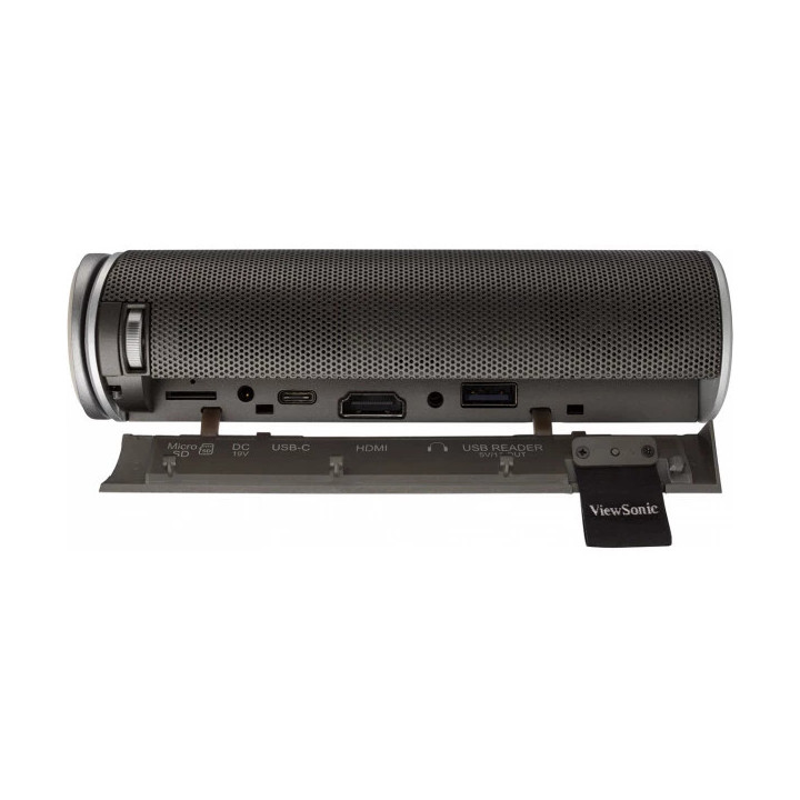Viewsonic M1+ vidéo-projecteur Projecteur à focale courte 125 ANSI lumens LED WVGA (854x480) Compatibilité 3D Argent