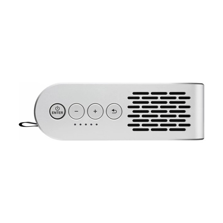 Viewsonic M1+ vidéo-projecteur Projecteur à focale courte 125 ANSI lumens LED WVGA (854x480) Compatibilité 3D Argent