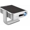 Viewsonic M1+ vidéo-projecteur Projecteur à focale courte 125 ANSI lumens LED WVGA (854x480) Compatibilité 3D Argent