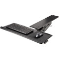 StarTech.com Support Clavier Coulissant sous Bureau - Tablette Clavier et Souris Ajustable en Hauteur - Mouvement Complet - 25 