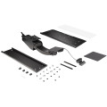 StarTech.com Support Clavier Coulissant sous Bureau - Tablette Clavier et Souris Ajustable en Hauteur - Mouvement Complet - 25 